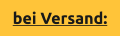 bei Versand: